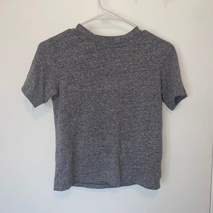 Girl’s gray shirt